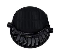 Kalttoy Ventilador de escritorio pequeño multifuncional de 1000 mAh, ventilador solar, circuladores de aire portátiles