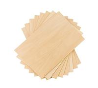 KALUROIL 10 PCS Tablero de Madera sin Acabado - Madera de Balsa de para Manualidades, Maquetas y Proyectos Creativos(300 * 200 * 3mm)
