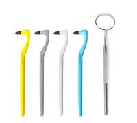 KALUROIL 9 PCS Raspador Dental Sarro Kit de Blanqueamiento Dental Profesional - Elimina Eficazmente la Placa, Sarro y Manchas Dentales - Lápiz de Limpieza Dental para Blanquear
