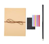 KALUROIL Álbum de Fotos Personalizable 1 Unidad Mini álbum de Recortes acordeón 17,5x11,5 cm Kraft marrón Ideal para Recuerdos de Embarazo niños Viajes o Postales