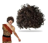 KALUROIL Peluca Hippie Afro para Hombres - Perfecto para disfraces, Carnaval, y Ratatouille - ¡Parece pelo real y es cómodo para usar todo el día!