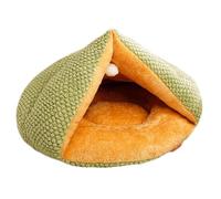 KALWEL, Cama para gatos, casas para gatos, saco de dormir para gatos, casas para gatos de interior, casa para gatos, calentador de invierno para gatos, casa para gatos cerrada, perrera para perros
