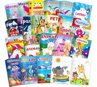 Kalysky 20 libros para colorear para niños de 4 a 8 años, regalos de fiesta de cumpleaños, rellenos de actividades escolares en el aula