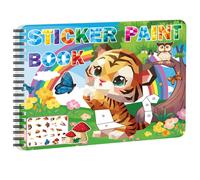 Kalysky pegatina de pintura libros para nios de 4 a 8 animales diseos pintura por pegatinas pegatinas de cumpleaos de fiesta para nios nia n