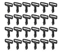 KAM 50 ganchos giratorios de plástico a presión con cierre de garra de langosta, clips de gatillo de hebilla giratoria para mochila, correa de cincha, bolsa de viaje, collar de mascotas, 38 mm, negro