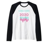 Kamala Harris 2020 Campaña Presidencial Recuerdo Kamala Camiseta Manga Raglan