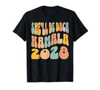 Kamala Harris 2028 para President Wavy She'll Be Back Cita Camiseta