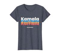 Kamala Harris para Presidente 2024 | Harris 2024 Demócrata USA Camiseta, Mujer, Azul Jaspeado, XL
