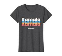 Kamala Harris para Presidente 2024 | Harris 2024 Demócrata USA Camiseta, Mujer, Jaspeado Oscuro, 3XL