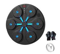 Kamanan 2025 Nueva máquina de Boxeo Inteligente Bluetooth,Maquina de Boxeo Pared Musical Adulto,Dispositivo de Boxeo Electrónico Portátil de Pared en Casa,Music Boxing Machine Adultos (Negro)