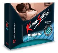 Kamasutra 10pc Pack Condoms - Ribbed Condoms - Powerribs - Naked & Discreet Pack by KS (KamaSutra)