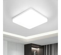 Kambo Lámpara de Techo Cocina LED 36W - Blanca Plafon Cuadrada Ultra Delgado - Moderno Plafón Luz 6500K 3240LM Blanco Frío - Lampara Panel IP44 Para Baño Sala