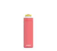 Kambukka Botella de agua LAGOON Fluo Fantasy – 600 ml, inoxidable, a prueba de fugas con pajita