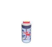 Kambukka Botella infantil con pajita - Modelo LAGOON POLICE PATROL- 400 ml - Resistente al agua - Resistente a las manchas y a los olores - Duradero y resistente a los golpes - Apto para lavavajillas
