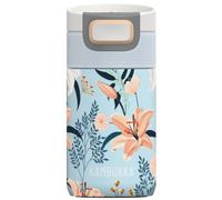 Kambukka Taza térmica Etna Bloom Brew 300 ml de acero inoxidable, termo compacto de edición limitada, aislamiento al vacío, tapa 3 en 1 Snapclean, 100% a prueba de fugas, diseño floral elegante
