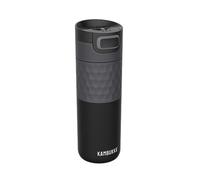 Etna Grip 500 Ml, Termo De Acero Inoxidable, Antigotéo, Antiderrame. Black Steel