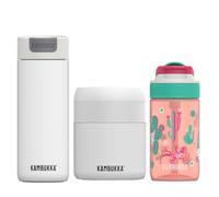 Kambukka Time For Lunch - Termo Bora de 600 ml + Taza Olympus de 500 ml + Botella Lagoon de 400 ml, a prueba de fugas, BPA Free