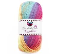 Kameleon- hilo de lana fantasía multicolor, lana acrílico, hilo de tejer, hilo de ganchillo (100 gr/ovillo ; 32 colores) (empresa española/envío desde España) (11)