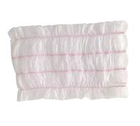 Kamenda 100 diademas desechables elásticas no tejidas para mujeres y niñas, spa, de salón de maquillaje, hotel, amplia banda para el pelo de viaje, turbante portátil