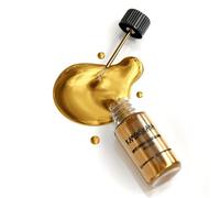 KAMENSKAYA Liquid Gold Leaf Paint: Alcohol Based Fast Drying Rich Gold Liquid Gilding, 0.68 fl oz (20 ml)