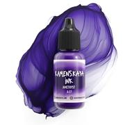 KAMENSKAYA Tintas de alcohol, línea básica 'A': Tintas concentradas a base de alcohol, tinta de alcohol amatista, 0.5 fl oz (15 ml), para pintura de tinta de alcohol