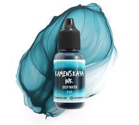 KAMENSKAYA Tintas de alcohol, línea básica 'A': Tintas concentradas a base de alcohol, tinta de alcohol de agua profunda, 0.5 fl oz (15 ml), para pintura de tinta de alcohol