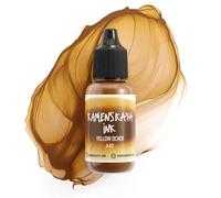 KAMENSKAYA Tintas de alcohol, línea básica 'A': Tintas concentradas a base de alcohol, tinta de alcohol ocre amarillo, 0.5 fl oz (15 ml), para pintura de tinta de alcohol
