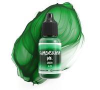 KAMENSKAYA Tintas de alcohol, línea básica 'A': Tintas concentradas a base de alcohol, tinta de alcohol verde, 0.5 fl oz (15 ml), para pintura de tinta de alcohol