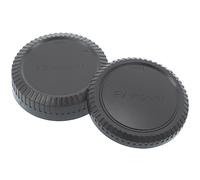 Kamera Express Tapa del cuerpo y tapa trasera del objetivo para Fuji X-Mount