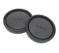 Kamera Express Tapa del cuerpo y tapa trasera del objetivo para Sony E Mount