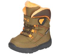 Kamik Southpole4 Stance - Botas de nieve para niños, impermeables, forradas cálidas, perfectas para el pie de los niños, Olive Orange Olo, 24 EU