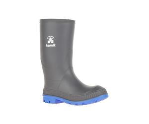 Kamik Stomp, Botas de Agua Unisex Niños, Grau (Charcoal/Blue Cib), 28/29 EU