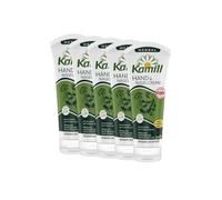 Kamill Herbal - Juego de 5 cremas de manos y uñas (5 x 100 ml) - Cuidado rico y protección con extracto de 5 hierbas e ingredientes veganos, para pieles exigentes