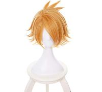 Kaminari Denki Wig Cosplay Costume Men Women Short Synthetic Hair Party Role Play Wigs