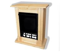 Kaminbau Mierzwa Chimenea decorativa modelo Madrid Natural, apta para chimeneas