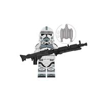 (Kamino) Bloques de construcción de Star Wars Mini figuras Soldado clon Soldados de la compañía Cañón pesado