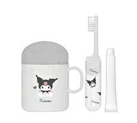 Kamio Japan - Sanrio Kuromi Toothbrushing Set With Big Cup 1 set