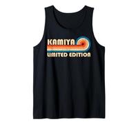 KAMIYA Surname Retro Vintage 80s 90s Birthday Reunion Camiseta sin Mangas