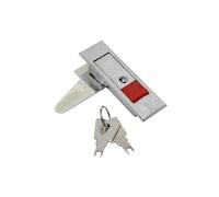 Kamlås för arkivskåp, Cerradura de botón pulsador de aleación de zinc con llave for gabinete, buzón, caja eléctrica, puerta, multicolor(Red With Key-zinc)