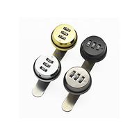 Kamlås för arkivskåp, Cerradura de leva con combinación de 3 dígitos, cilindro for cajón, gabinete, buzón, aleación de zinc, multicolor(Black 30mm)