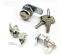 Kamlås för arkivskåp, Cerradura de leva for cajón de caja registradora, herrajes for muebles con pasadores de seguridad, múltiples opciones de llave: 1 cerradura, 2 llaves(D - Different Key)