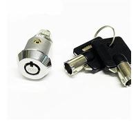 Kamlås för arkivskåp, Cerradura de leva tubular de 19 mm for cajón, buzón, caja de herramientas y muebles (MA015, multicolor)(Ma015-3)