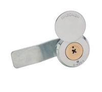 Kamlås för arkivskåp, Cerradura de seguridad con tapa y 2 llaves tubulares en cruz for buzón, puerta de caja y armario LK1002 F (1 unidad)(A)