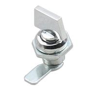 Kamlås för arkivskåp, Cilindros de cerradura de leva con manija sin llave for armario, caja, taquilla, baño, ventana, color plateado