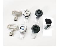 Kamlås för arkivskåp, Cilindros de cerradura for puertas de gabinetes de distribución de energía, equipo eléctrico, manija triangular, leva cuadrada, 1 unidad(Without Key)