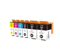 Kamo 202XL - Cartuchos Multipack compatibles con Epson 202 XL Cartucho de Tinta para Epson Expression Premium XP-6000 XP-6005 XP-6100 XP-6105 (2 Unidades, Negro, 1 Foto Negro/Cian/Magenta/Amarillo)