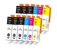Kamo 364XL (Pack de 12) Cartuchos de Tinta Compatibles con HP 364 XL - para Deskjet 3070A 3520 3522 3524, Officejet 4620 4622, Photosmart 5510 5514 5515 5520 5522 5524 6510 6520 7510 7520