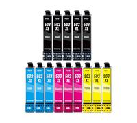 kamo 503 XL Cartuchos de Tinta Compatible con Epson 503 503XL Cartuchos Multipack (5X Negro, 3X Cian, 3X Magenta, 3X Amarillo), para Expression Home XP-5200 XP-5205, Workforce WF-2960DWF WF-2965DWF