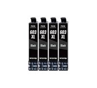 kamo 603XL (Pack de 4) cartuchos de tinta Compatibles con Epson 603 XL - para Expression Home XP-2100 XP-2105 XP-3100 XP-3105 XP-4100 XP-4105 XP-4150, Workforce WF-2810 WF-2830 WF-2835 WF-2850 WF-2870