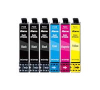 kamo 603XL (Pack de 6) cartuchos de tinta Compatibles con Epson 603 XL - para Expression Home XP-2100 XP-2105 XP-3100 XP-3105 XP-4100 XP-4105 XP-4150, Workforce WF-2810 WF-2830 WF-2835 WF-2850 WF-2870